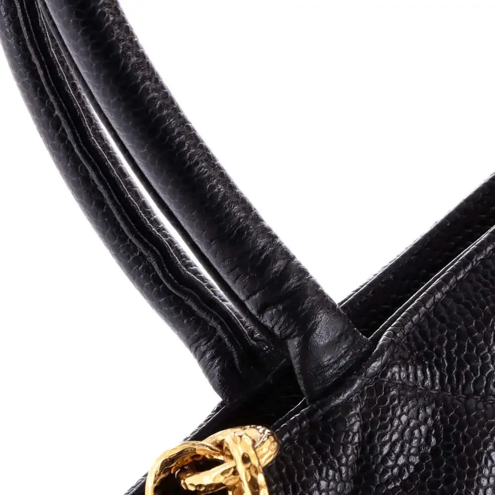 Chanel Medallion Tote Quilted Caviar #265097C29B - Picture 7 of 9